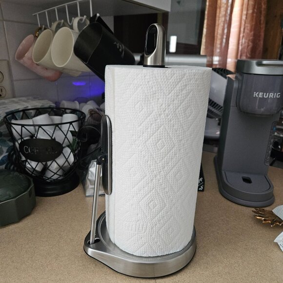 Simplehuman | Tension Arm Paper Towel Holder Brushed Stainless Steel - Picture 10 of 15